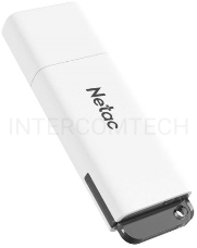 Флеш Диск Netac U185 8Gb <NT03U185N-008G-20WH>, USB2.0, с колпачком, пластиковая белая