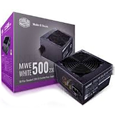 Блок питания Cooler Master MWE White, 500W, ATX, 120mm, 6xSATA, 2xPCI-E(6+2), APFC, 80+ White MPE-5001-ACABW-EU