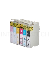 Набор струйных картриджей Sakura C13T04874010 (T0487-T0481/ T0482/ T0483/ T0484/ T0485/ T0486) для Epson, мультипак, 16 мл., 460 к.