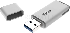 Флеш Диск Netac U185 8Gb <NT03U185N-008G-20WH>, USB2.0, с колпачком, пластиковая белая