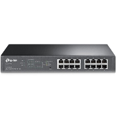Коммутатор TP-LINK SMB TL-SG1016PE Easy Smart гигабитный 16-портовый коммутатор с 8 портами PoE+