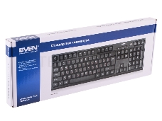 Клавиатура Keyboard SVEN Standard 304 USB+HUB чёрная