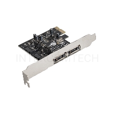 Контроллер ExeGate EXE-501 PCI-E 2.0, SATA3 6Gb/s, 2 int+2 ext (OEM)