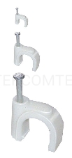 Скоба креп. круглая R8 (уп.100шт) ИЭК USK11-08-100
