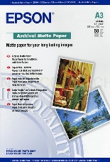 Бумага EPSON C13S041344 Archival Matte Paper EPSON A3