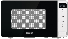 Микроволновая печь Gorenje MO20S4W Отдельностоящая , Цвет: Белый, Эмалированные стенки рабочей камеры, Материал передней панели: Передняя панель: металл + стекло, Материал дверцы: Стеклянная дверца, Объем: 20 л, Количество уровней мощности: 5, Мощность гр