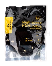 Кабель HDMI Cablexpert CCF2-HDMI4-10, 3м, v2.0, 19M/19M, черный, позол.разъемы, экран, 2 ферр кольца, пакет