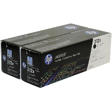 Тонер-картридж двойная упаковка Hewlett-Packard HP 312A CF380XD черный для LaserJet Pro M476dn, M476dw, M476nw 4400 стр.