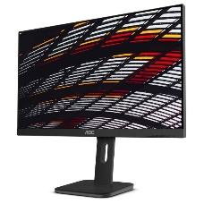 Монитор  23.8'' AOC 24P1 [16:9] 1920х1080(FHD) IPS, nonGLARE, 250cd/m2, H178°/V178°, 1000:1, 50М:1, 16.7M Color, 5ms, VGA, DVI, HDMI, DP, USB-Hub, Height adj, Pivot, Tilt, Speakers, Audio out, 3Y, Black