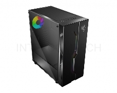 Корпус MSI MAG VAMPIRIC 010X / mid-tower, ATX, tempered glass side panel, A-RGB hub / 1x 120mm A-RGB fan inc. / MAG VAMPIRIC 010X