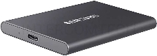 Твердотельный накопитель Samsung SSD 2TB T7, USB Type-C, R/W 1000/1050MB/s, Titanium