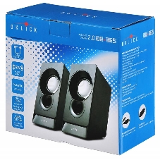 Колонки Oklick OK-165 2.0 черный 6Вт