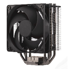 Кулер Cooler Master Hyper 212 RGB Black Edition with 1700 (150W, 4-pin, 158.8mm, tower, Al/Cu, RGB, fans: 1x120mm/59CFM/30dBA/2000rpm, 2066/2011-v3/2011/1700/1366/1200/115x/AM4/AM3+/AM3/AM2+/AM2/FM2+/FM2/FM1)