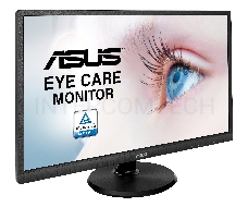 Монитор 23.8 Asus VA249HE VA LED, 1920x1080, 5ms, 250cd/m2, 178°/178°, 3000:1 (100Mln:1), D-Sub, HDMI, Tilt, Blue Light Filter & Flicker free, VESA, Black