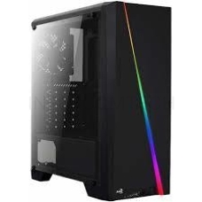 Корпус Aerocool [PGS-V] Cylon , ATX, без БП, RGB подсветка, окно, картридер, 1x USB 3.0 + 2x USB 2.0, 1х12см вентилятор в комплекте