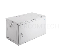 Шкаф телеком. настенный разборный 6U (600х350) дверь металл (ШРН-Э-6.350.1) (1 коробка)
