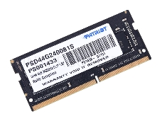 Модуль памяти Patriot SO-DIMM DDR4 4GB PC19200   PSD44G240081S PATRIOT