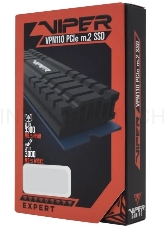 Накопитель SSD M.2 Viper 512Gb VPN110 Series <VPN110-512GM28H> (PCI-E 3.0 x4, up to 3100/2300MBs, 3D NAND, DRAM, TBW 400Tb, 22х80mm, heatsink)