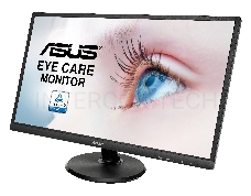 Монитор 23.8 Asus VA249HE VA LED, 1920x1080, 5ms, 250cd/m2, 178°/178°, 3000:1 (100Mln:1), D-Sub, HDMI, Tilt, Blue Light Filter & Flicker free, VESA, Black