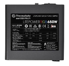 Блок питания Thermaltake Litepower RGB 650W (PS-LTP-0650NHSANE-1) v2.3, A.PFC, 80 Plus , Fan 12 cm, Retail