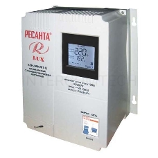 Стабилизаторы напряжения Ресанта АСН-5 000 Н/1-Ц 63/6/16 Стабилизатор Lux {220В±8%, Габариты 260х155х310, Вес 8кг}