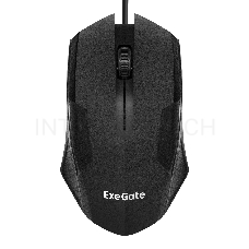 Мышь ExeGate EX279942RUS SH-9025L (USB, оптическая, 1000dpi, 3 кнопки и колесо прокрутки, длина кабеля 2м, черная, RTL)