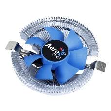 Кулер Aerocool Verkho I , до 90W, PWM 4pin, 1200-2500 PRM, LGA 1150/1151/1155/1156/775, 103x103x45mm, 8cm fan