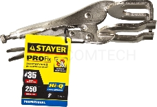 Зажим STAYER 22470_z01 PROFI PRO-Fix  ручной, сварщика, 250x35мм