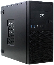 Корпус MidiTower InWin EFS-052BL  RB-S500HQ70 H U3*2 A + Screwless  6111207