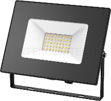 Прожектор светодиодный GAUSS 613527170  LED 70W 4450lm IP65 3000К черный 1/24