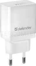 Сетевой адаптер Defender 1xUSB, 5V/2.1А, белый , пакет (EPA-10) (83549)