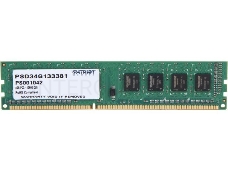 Память Patriot SL 4Gb DDR3 1333MHz DIMM PSD34G133381 RTL 1*4GB PC3-10600 CL9 240-pin 1.5В