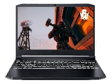 Ноутбук Acer Nitro 5 AN515-45-R8J6 15.6(1920x1080)/AMD Ryzen 5 5600H(3.3Ghz)/16384Mb/512SSDGb/noDVD/Ext:nVidia GeForce RTX3060(6144Mb)/Cam/BT/WiFi/war 1y/2.2kg/Black/Win11Home + EN kbd  Английская клавиатура