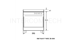 Электрическая плита с духовкой BOSCH HCB738357M Отдельностоящая Series 8