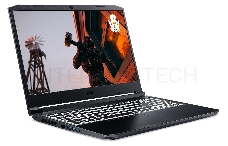 Ноутбук Acer Nitro 5 AN515-45-R8J6 15.6(1920x1080)/AMD Ryzen 5 5600H(3.3Ghz)/16384Mb/512SSDGb/noDVD/Ext:nVidia GeForce RTX3060(6144Mb)/Cam/BT/WiFi/war 1y/2.2kg/Black/Win11Home + EN kbd  Английская клавиатура