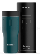 Термокружка Bobber Tumbler-470 0.47л. темно-бирюзовый тубус (TUMBLER-470/TEAL)