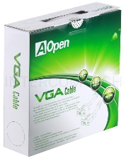 Кабель AOpen <ACG341AD-15M> монитор-SVGA card (15M-15M) 15м 2 фильтра