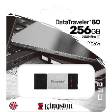 Флеш Диск Kingston 256Gb DataTraveler 80 DT80/256GB USB3.0 черный