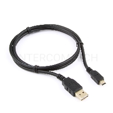 Кабель USB 2.0 Gembird/Cablexpert, мультиразъем USB, AM/miniB 5P, 1м, пакет  CC-5PUSB2D-1M 