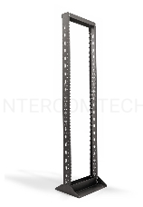Стойка открытая 19 Hyperline ORL1, серверная, 32U, 1628х516х106 мм (ВхШхГ), однорамная, цвет: чёрный