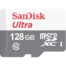 Флеш карта microSD 128GB SanDisk microSDXC Class 10 Ultra UHS-I 100MB/s