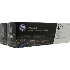 Тонер-картридж двойная упаковка Hewlett-Packard HP 312A CF380XD черный для LaserJet Pro M476dn, M476dw, M476nw 4400 стр.