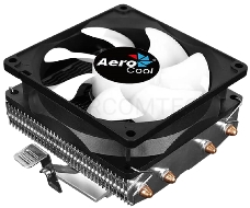 Кулер CPU Aerocool Air Frost 4 (универсальный, 125W, 25.7 dB, 1800 rpm, 90мм, 3pin, подсветка, медь+ алюминий) RTL