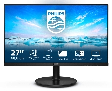 Монитор 27 Philips 271V8L (00/01) Black (VA, 1920x1080, D-sub+HDMI, 4 ms, 178°/178°, 250 cd/m, 3000:1)