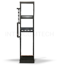 Стойка открытая 19 Hyperline ORL1, серверная, 32U, 1628х516х106 мм (ВхШхГ), однорамная, цвет: чёрный