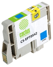 Картридж струйный Cactus CS-EPT0542 голубой для Epson Stylus Photo R800/ R1800 (16,2ml)