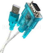 Кабель AM/Com port 9pin 1.2м  Aopen/Qust адаптер USB -> RS232, DE9P (добавляет в систему новый COM порт), ACU804