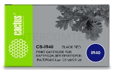 Картридж ленточный Cactus CS-IR40 черный/красный для Citizen IR40T/IR50/Citizen CX123/CX120