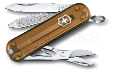 Нож перочинный Victorinox Classic Chocolate Fugde (0.6223.T55G) 58мм 7функц. карт.коробка