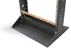 Стойка открытая 19 Hyperline ORL1, серверная, 32U, 1628х516х106 мм (ВхШхГ), однорамная, цвет: чёрный